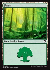 Forest (311) x4 - Commander Anthology Volume II - NM-Mint, English - Commander A