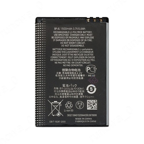 BP-4L Battery For Nokia E61i E63 E90 N810 E72 E52 E71 E71X E73 E90i N97 1500mAh - Picture 2 of 5