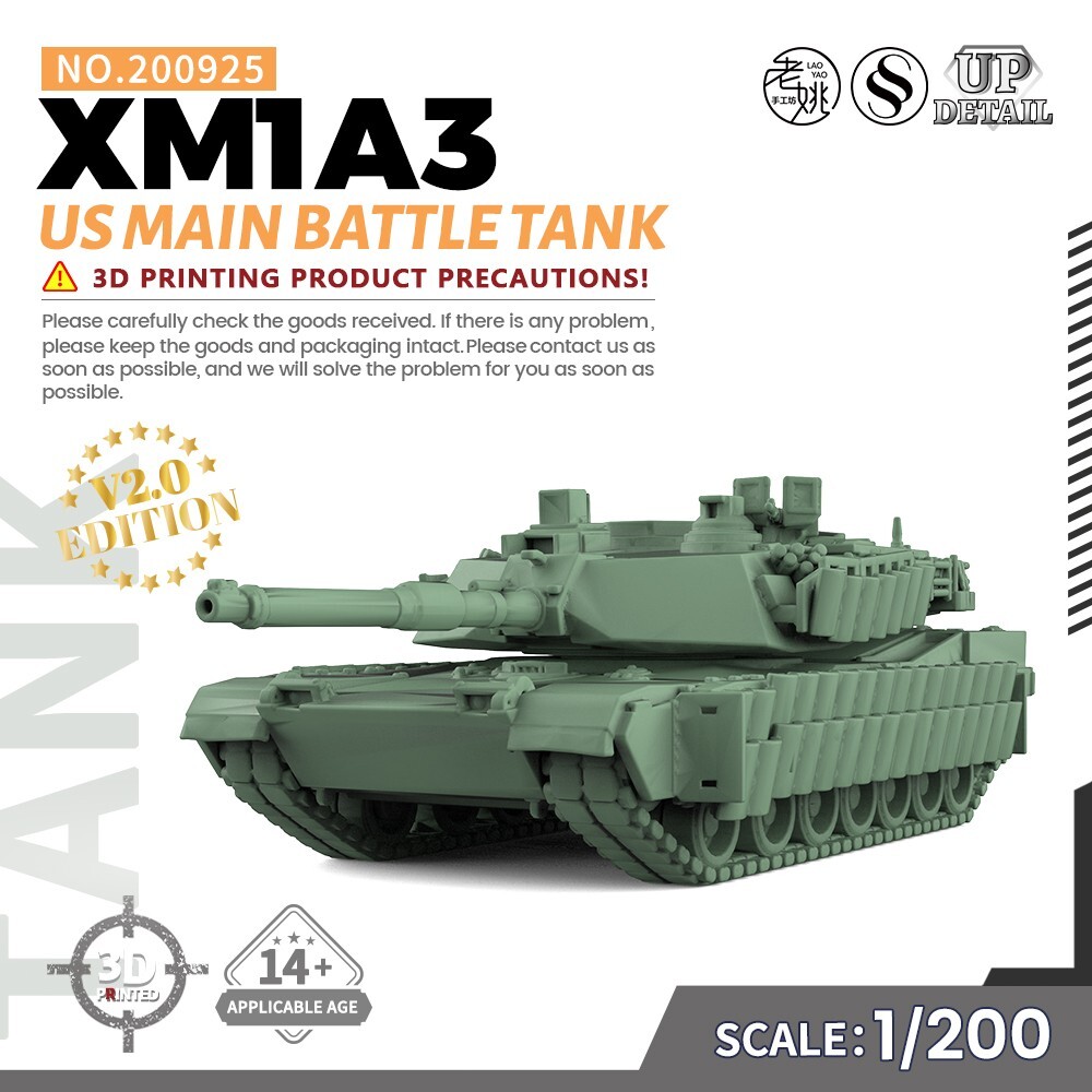  WILLY CHABARRIA MUSCLE TANK 新品未使用 MRY-SFW 1/200 US XM1A3 Main Battle Tank | eBay