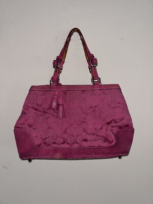 Coach Vintage Y2K Hot Pink Signature C Purse | eBay Coach Vintage Y2K Hot Pink Signature C Purse | eBay