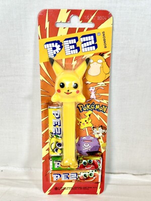 Vintage 2001 Pokemon Sealed Pikachu Pez Dispenser Collectible Rare Nintendo Read