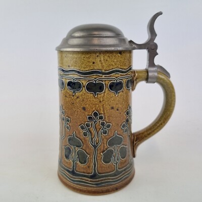 Vintage Goebel Salzglasierter Deckelstein ''Jugendstil'' Limited Edition