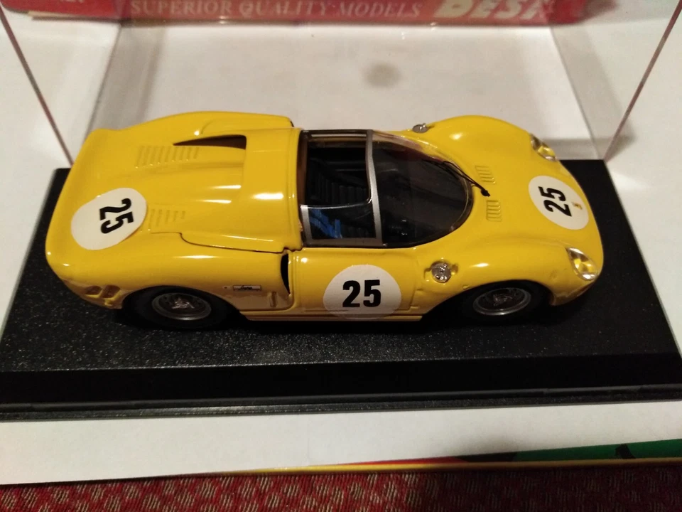 BEST MODEL 1:43 FERRARI 365 P2 BIANCHI/LANGLOIS DAYTONA 1966 CON BOX - Immagine 4 di 4