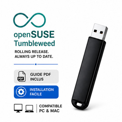 Stick USB Opensuse Tumbleweed - Anlauf Und Installation PC - Guide Pdf Enthalten