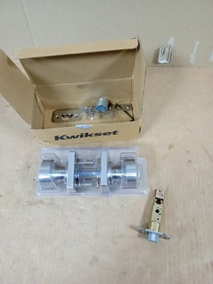 Kwikset Pismo Innenraum Sichtschutz Türknauf Schloss Griff Satin Nickel Keyless Neu