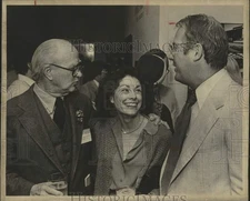 1978 Press Photo O'Neil Ford, Wandita Ford, Jack MacGregory at Witte Museum Gala
