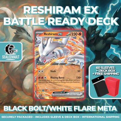 Reshiram EX Pokemon TCG Deck | Black Bolt/White Flare Meta | Competition Ready | eBay Reshiram EX Pokemon TCG Deck | Black Bolt/White Flare Meta | Competition Ready | eBay