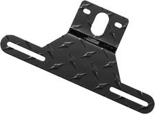 Aluminum Trailer License Plate Light Bracket, Car Front Tag Frame Plate Holder w