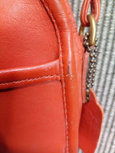 Coach J8H-4161 Coach Boho Style Shoulder Bag 6 X 6.75 X 2 Auburn Orange - Picture 3 of 22