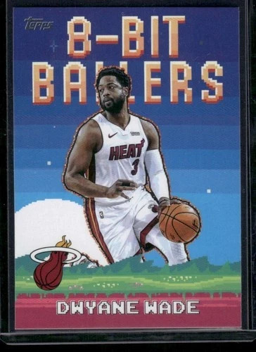 2025-26 Topps Basketball #8B-23 Dwyane Wade Miami Heat 8 Bit
