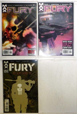 Fury Lot of 3 #1, 4, Max 7 (2001) Marvel Comics 1st Print Comic Books