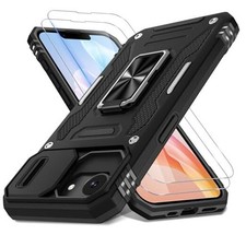  Case for iPhone 17e/iPhone 16e 6.1-Inch with for iPhone 16E/17E-6.1 Inch Black