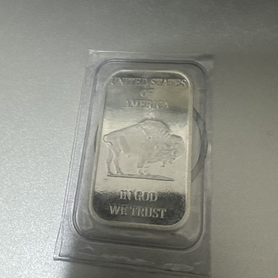 1 Sealed Liberty Indian Head Walking Buffalo 1oz .999 Fine Silver