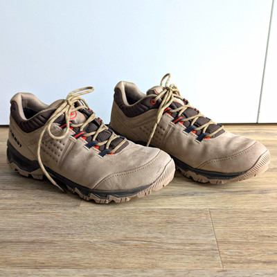 Merrell Moab Wanderschuhe Herren Leder Grau EUR 43 Vibram-Sohle