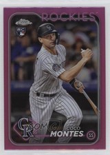 2024 Topps Chrome Pink Refractor Coco Montes #182 18ye