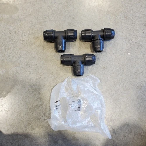 Aircom Quick Line QLTEPA025 Equal Tee PA 25MM Lot of 3