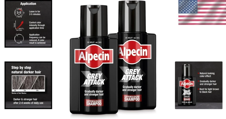 Intense Darkening Hair Wash, 6.76 Fl Oz x2 - Image 2 of 4