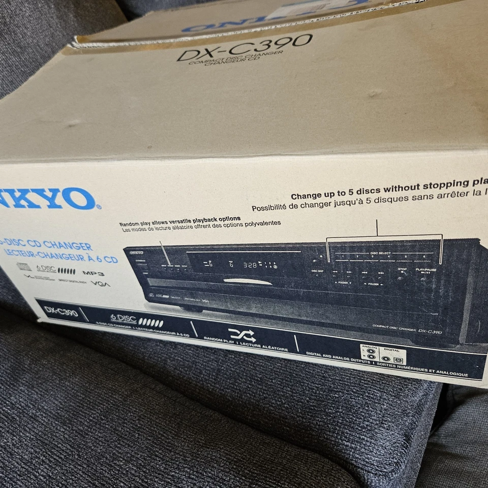 NEW Onkyo DX-C390 6-Disc CD Compact Disk Changer Player NO REMOTE NIB - Image 3 of 4