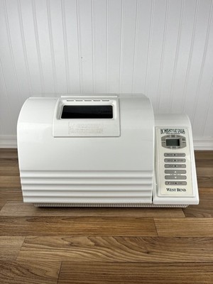 West Bend Automatic Bread Maker Bakery Style 2LB Double Paddle Model 41086