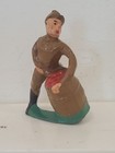 MANOIL TOY SOLDIER M125 FINN SKIER & SOLDIER KHAKI W/APPLE BARREL M164a MILITARY — photo 8