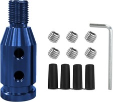 M121.25 Aluminum Alloy Gear Shift Knob Adapter For Non-threaded S Color Blue