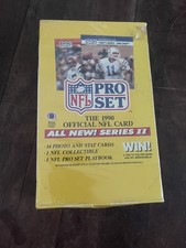 1990 NFL Pro Set Football Series 2 (36 Packs) Box - Factory Sealed New