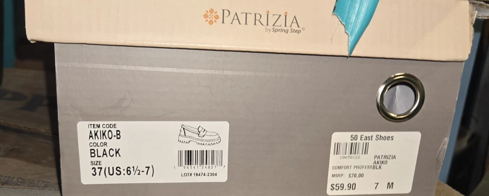 patrizia by spring step AKIKO-B Black 6.5-7 - Image 4 of 4