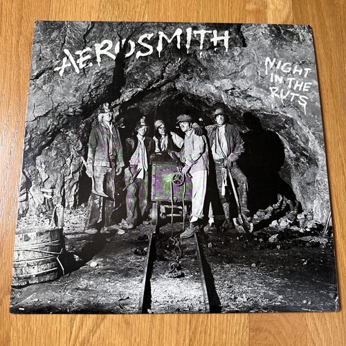 AEROSMITH β NIGHT IN THE RUTS - VINYL LP BLACK - 1979 CBS M-VG+ CLEANED