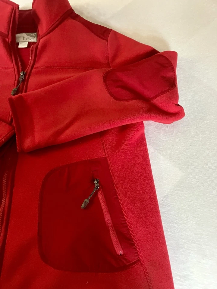 Vintage 1980s-1990s Fleece Gortex Green Tea Brand Jacket Women’s Size XXL 2X Foto 3 de 4