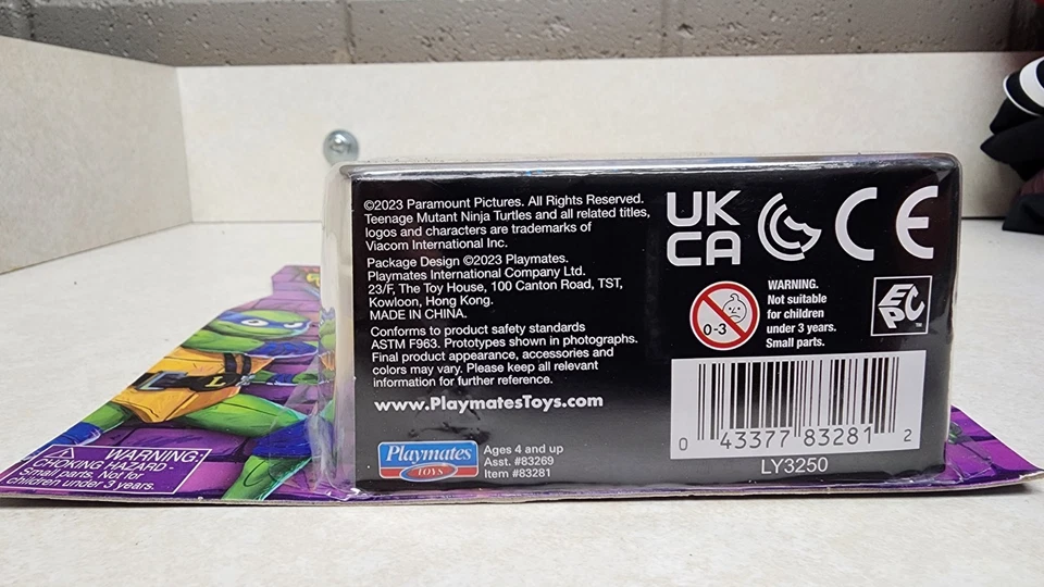 Playmates TMNT Mutant Mayhem Leonardo ¡ENVÍO RÁPIDO HOY! Tortugas Ninja Foto 3 de 4