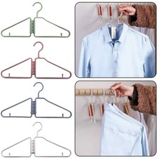 12 Pack Foldable Coat Hanger,Portable Travel Hangers, Space Saving Fold in