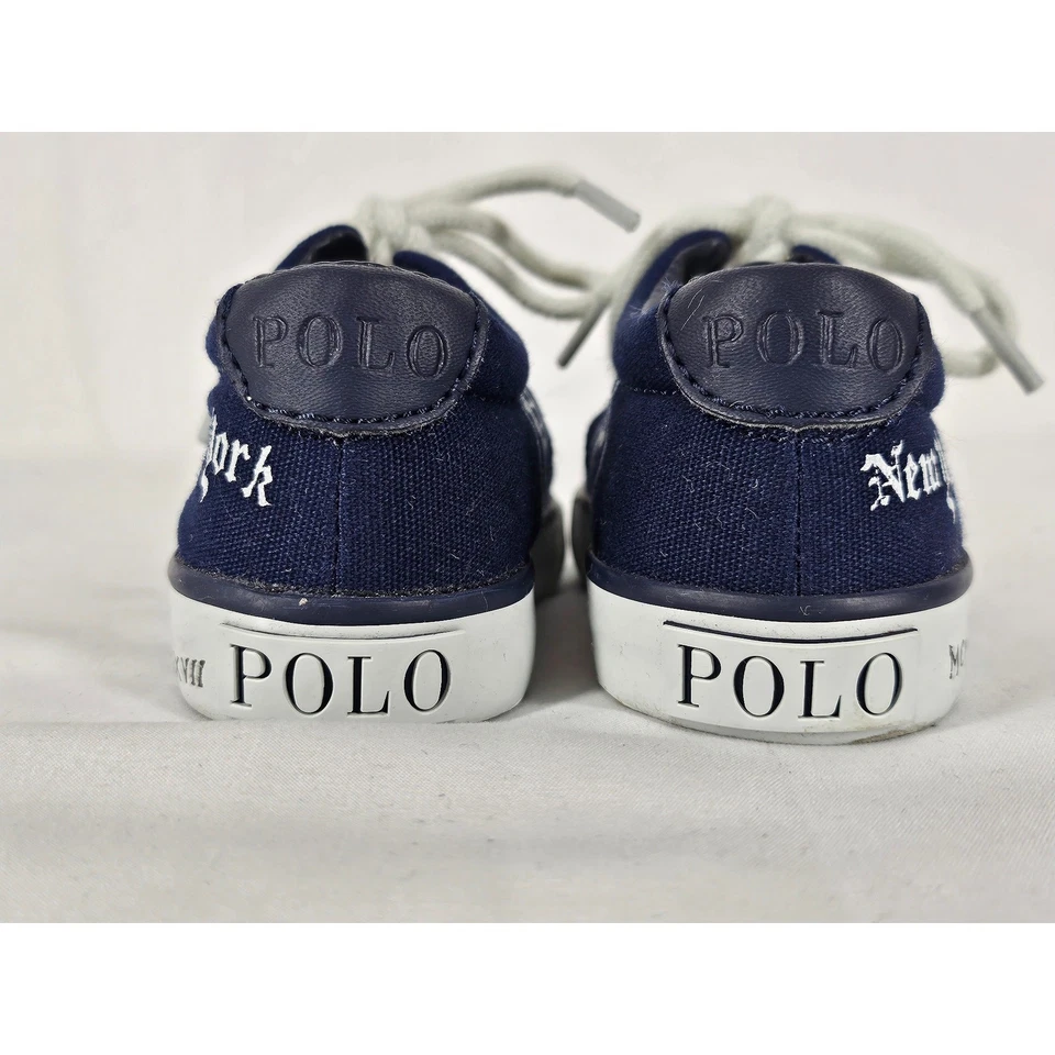 TÊNIS DE LONA POLO RALPH LAUREN CRIANÇA VAUGHN II NOVA YORK - CRIANÇA TAMANHO 4 - Imagem 4 de 4