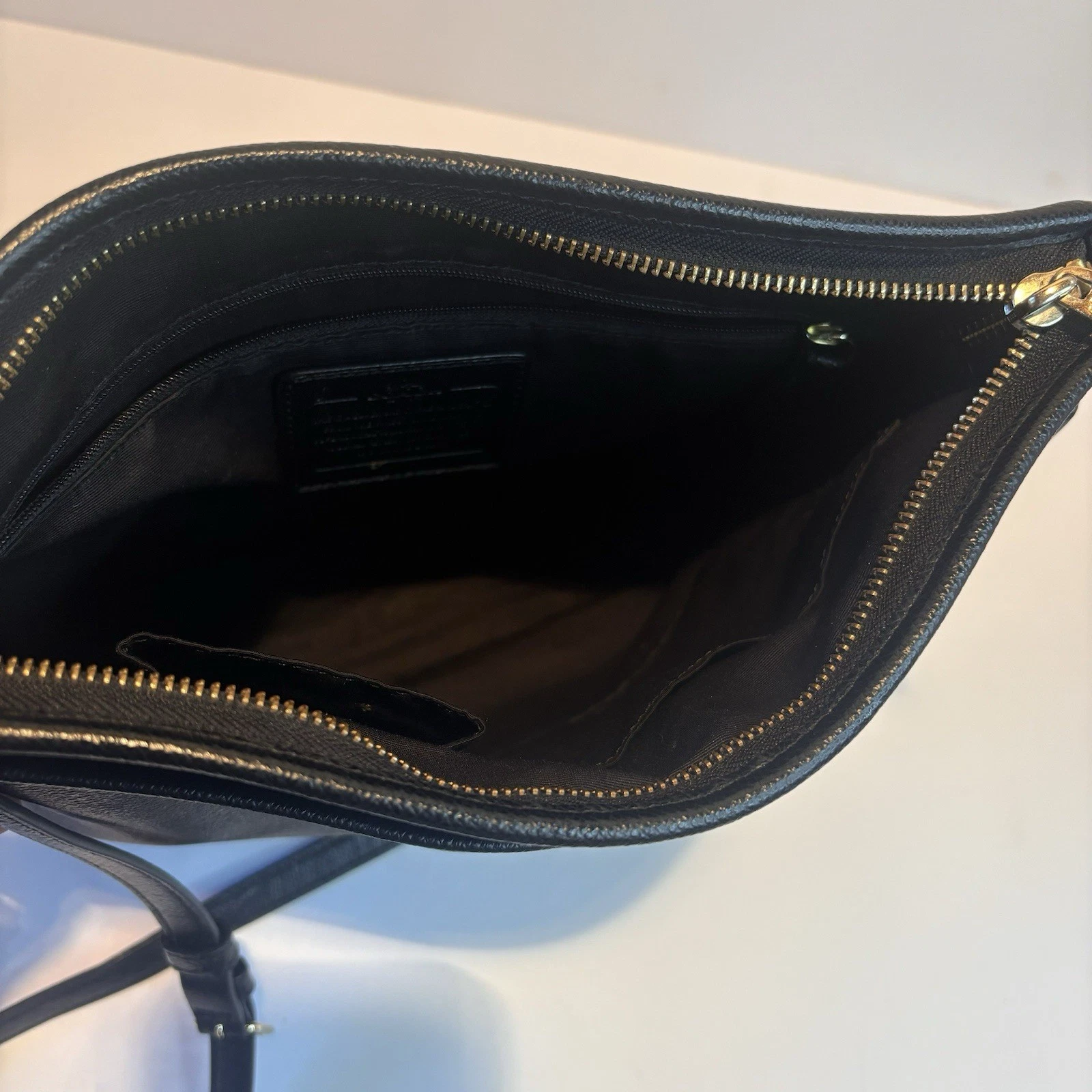 Borsa a tracolla Coach marrone #QO1BQI PELLE borsa a tracolla modello C tote carriage