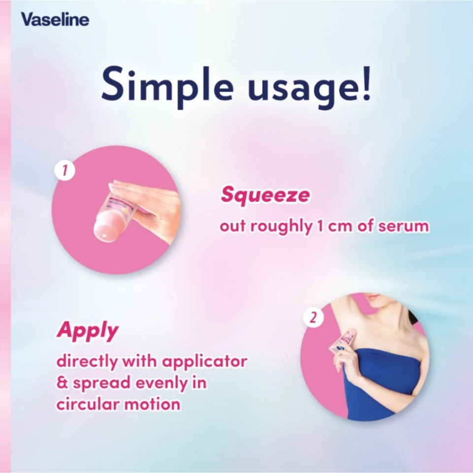 4X 45ML Vaseline Dry Serum Deodorant Ultra Bright - Image 3 of 4