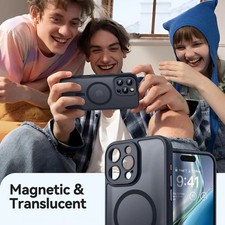Magnetic Matte Case For iPhone 18 17 16 16e 15 14 13 12 Pro Max Shockproof Case — image 4