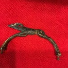Ram Metal Handle Pull Approx. 7.5” Wide cast brass tone Art Deco — photo 9