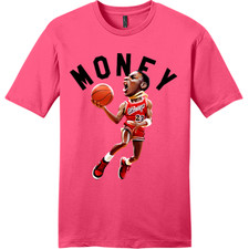 NEW Art Society x SWOD MONEY MJ 23 TOON Tee Shirt PINK / BLACK S-4XL MADE IN USA