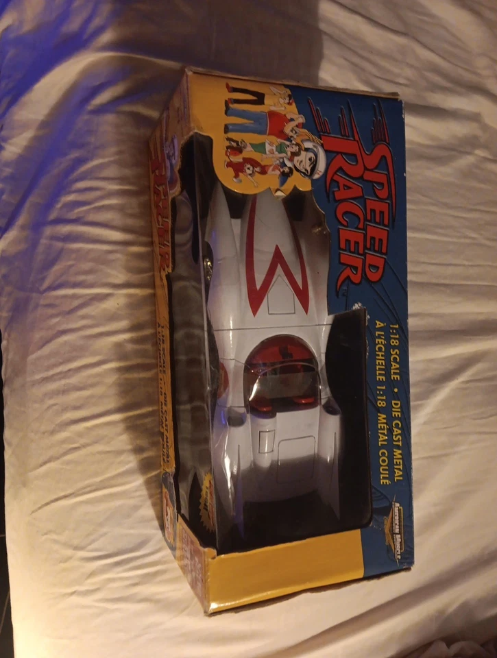 Speed Racer 35th Anniversary Mach 5 - American Muscle ERTL  Red Interior -Read - Image 2 of 4