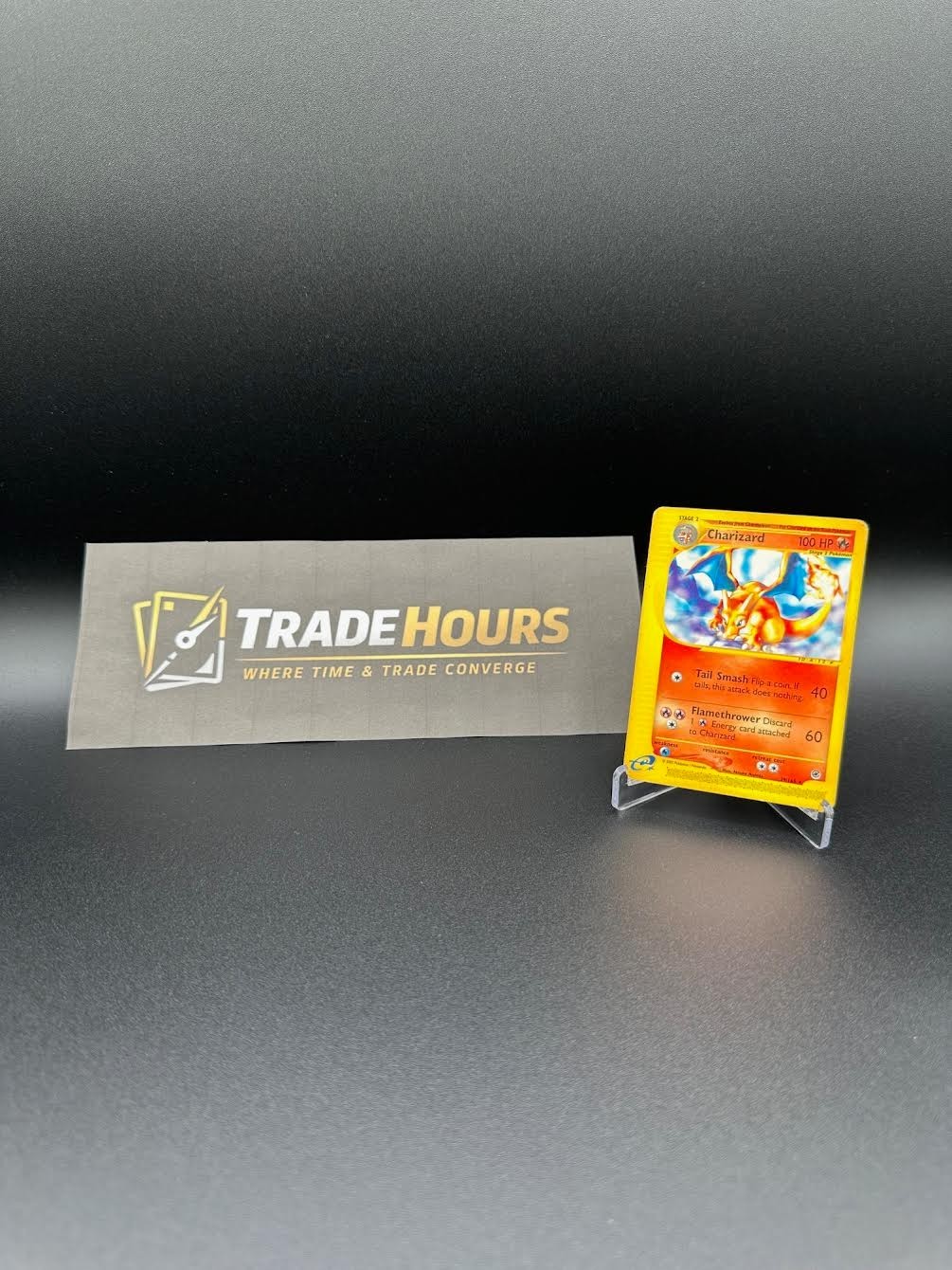 Pokemon Charizard 39/165 Expedition Base Set Rare Non Holo LP Vintage WOTC