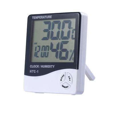 Temperature Humidity Meter,LCD Electronic Digital Outdoor/Indoor Thermometer ...
