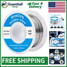 Professional Grade 60/40 Tin Lead Solder Wire, 0.8mm - Ideal for Electronics