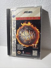 NBA Jam T.E. Tournament Edition Sega Saturn Complete In Box