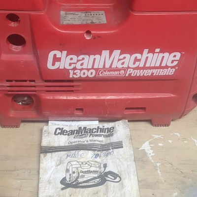 #ad Coleman Powermate CleanMachine 1300 Cold Water Pressure Washer w Manual $17.73