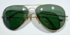 Vintage Art-Craft USA 145 Gold Rim Aviator/Pilot Sunglasses USA FRAMES ONLY
