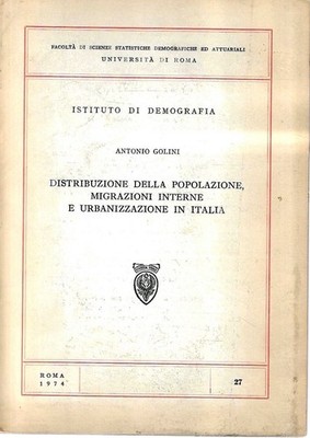Bevölkerungsverteilung, Binnenmigration und Urbanisierung in Italien