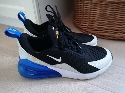 Nike Air Max 270 GS Sneaker Größe 38 Schwarz/Weiß Blau Royal Neu OVP