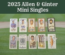 2025 Topps Allen & Ginter Mini Singles Base A&G Back Fish Birds Beaches N222
