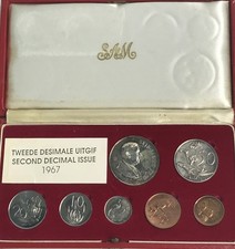 1967 South Africa Proof Coin Set 
