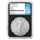 2026 $1 1-oz American Silver Eagle NGC MS70 FDI First Label Retro Core