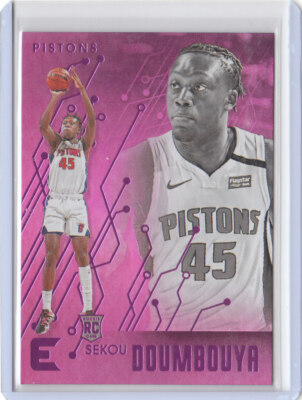 19-20 2019-20 Essentials Pink #214 Sekou Doumbouya - Detroit Pistons